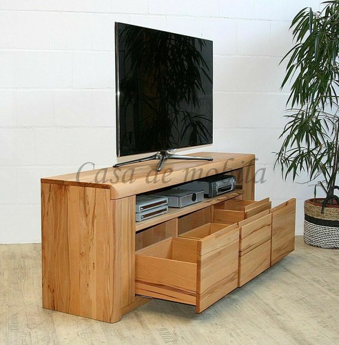 Massivholz lowboard - massivholz, tv-lowboard