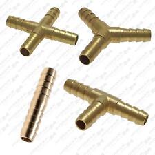 Messing Schlauchverbinder Fitting Gerade Winkel K-Stück T-Stück Y-Stück  Stutzen
