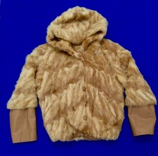 Steffen Schraut Pelz Fell Jacke Mantel Kanin Leder Neu 36 38 40 42 44 + ?