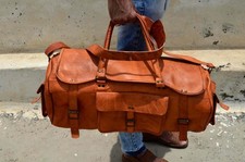 Neu Herren Echtleder Vintage