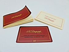 S T Dupont Feuerzeug Papiere Handbuch Service Center & Zertifikat Vintage 80er Jahre