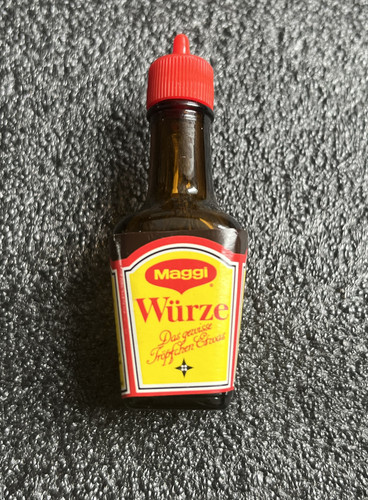 Mini maggi flasche aus - flasche,