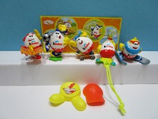 Komplettsatz Eiermänner Kinderino Testware 2008 + 5 Bpz + Extra 100% Original