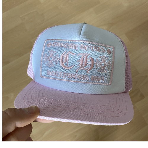 Chrome hearts trucker kappe - chrome,