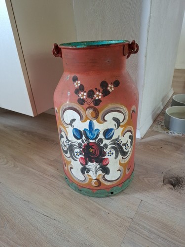 Milchkanne groß handbemalt