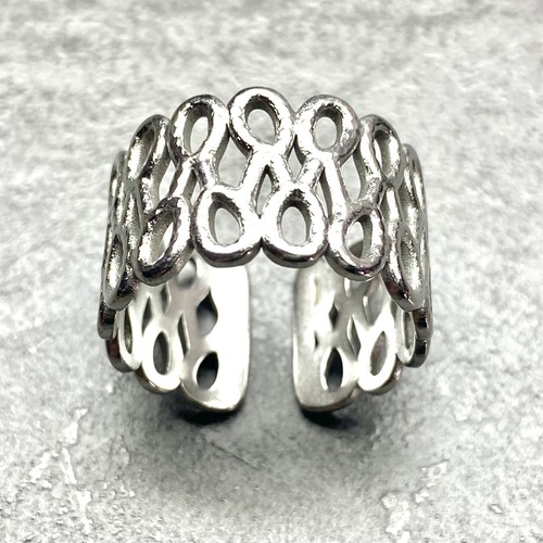 Edelstahl ring unisex silber - edelstahl,