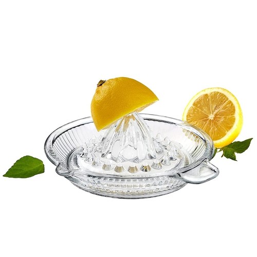 Glas zitronenpresse manuell - glas,