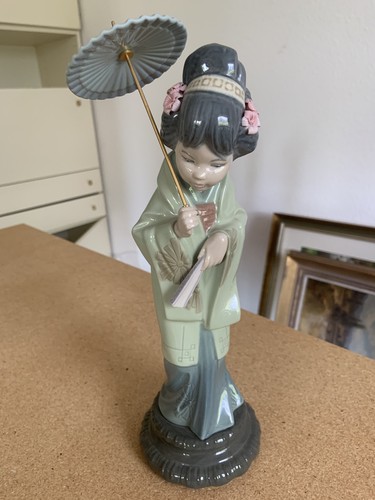 Lladro frühling geisha figur - geisha,