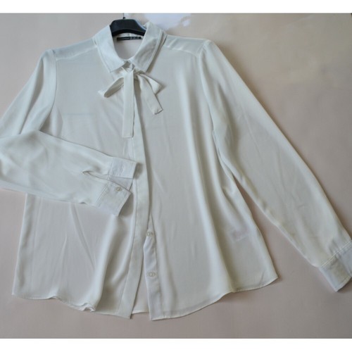Sheer shirt blouse - sheer, 14