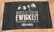 Böhse Onkelz - Original Fahne "Nichts ist für die Ewigkeit" Hockenheimring 2014