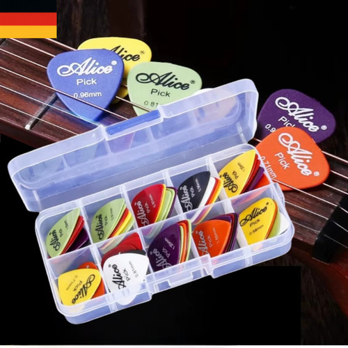 50x plektren mit kasten - plektren, |