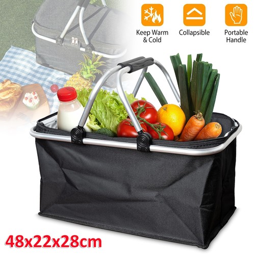 Alu einkaufskorb tasche - alu,