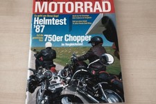 2) Motorrad 11/1987 - Suzuki VS 750 Intruder mit  - MZ ETZ 250 WETZ 500 S-Gespa