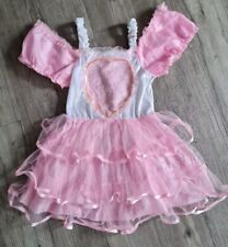 Prinzessin 5-8 Mädchen Kleid rosa pink Fasching Karneval Kostüm 110 116 122 128