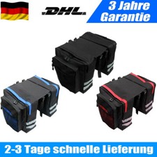 Dunlop Gepäckträgertasche Satteltasche Doppel Fahrradtasche Seitentasche Fahrrad