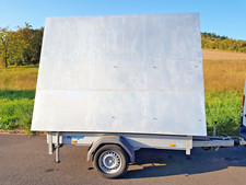Meyer Anhänger mit Zuladung-Werbeaufsatz, TÜV neu,MWST ausw. neue Reifen,Hänger
