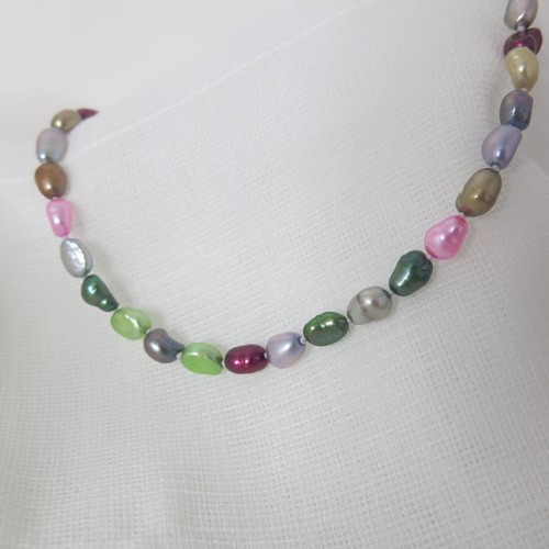 Perlenkette kette 44cm - perlenkette,