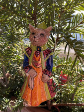 VILLEROY & Boch Porzellan Katze Christbaumschmuck  Weihnachtsfigur 9,5 cm hoch