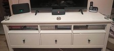 IKEA HEMNES TV-Bank – Weiß, 3 Schubladen