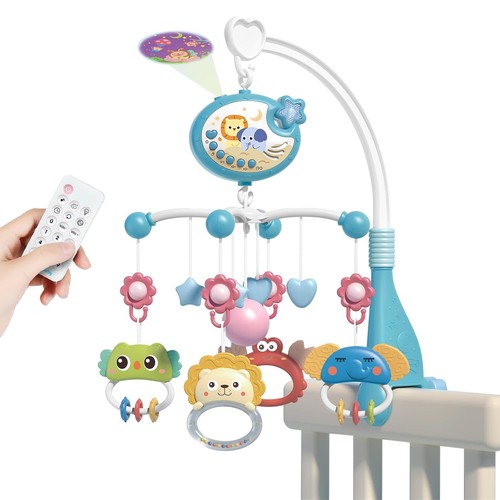 Babybett mobile mit musik und - mobile,