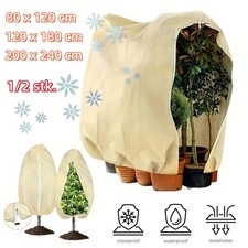 Winterschutz für Pflanzen mit Reißverschluß 100g/㎡ Pflanzenschutz Winter 1-2 Stk