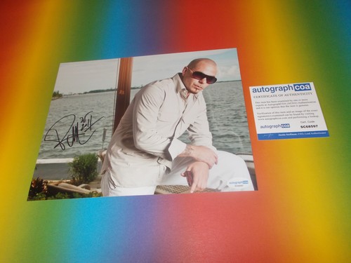 Pitbull rapper signed signiert - pitbull,