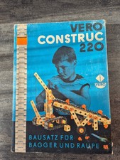 DDR Vero Construc 220 Bagger und Raupe Baukasten Holzspielzeug OVP komplett