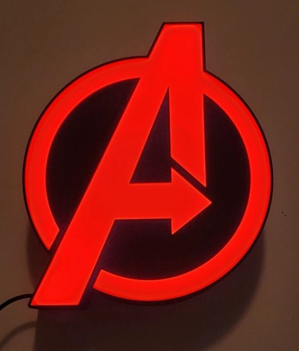 Avengers led lightbox - avengers,