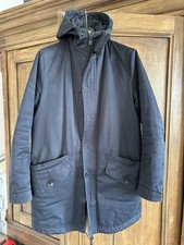 Drykorn Mantel Parka, schwarz