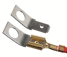 10x M6 Masse Stecker 6,3