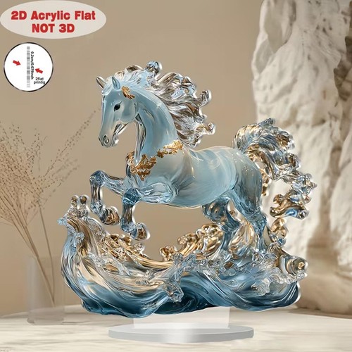 Acryl pferdefigur mit - 2d-acryl-pferdefigur,