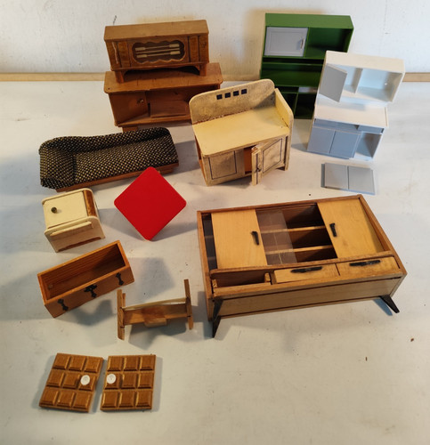 Lot puppenstube möbel bastler - lot,