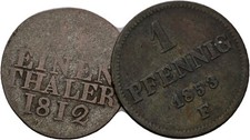 Sachsen Pfennig Thaler 1812