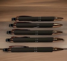 5x Stylus Kugelschreiber Grau