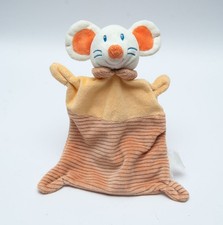 Nicotoy Simba Maus orange gelb Schmusetuch C&A