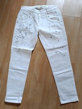 Tredy Jeans Nieten weiß