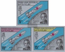 Nordjemen (Arabische Rep.) 713-715 (kompl.Ausg.) postfrisch 1968 Raumpilot Komar