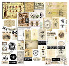 Scrapbooking Papier SET-Junk