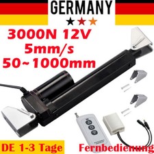12V Linearantrieb Elektrisch Linear Actuator Motor 3000N 300mm 500mm 1000mm IP65