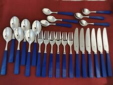 Wmf Kansas blau Menübesteck für 6 Personen 24 teilig 