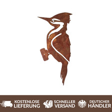 Rostiger Specht Deko Edelrost