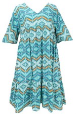 Boho Kurzarm Sommerkleid, Maxikleid, Strandkleid, plus size Sommerkleid - türk