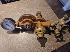 Druckminderer Zapfanlage Bier  2 leitig  Kramer und Schroeder Co2 Schankanlage