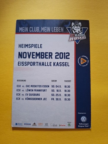 Kassel huskies spielplan 2012 - huskies,