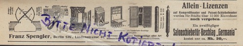 Berlin werbung 1908 franz - berlin,,