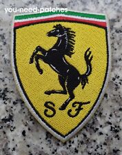 F1 Formula Ferrari logo Patch 3.5" Sports Car sew on embroidery Aufnäher