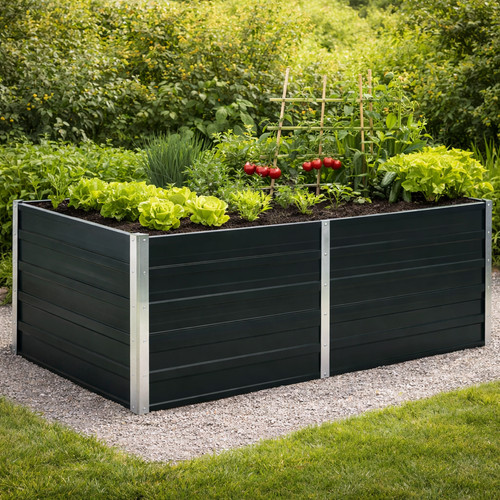 Hochbeet anthrazit verzinkter - hochbeet,