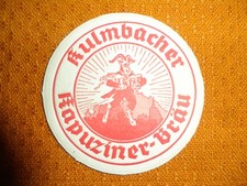 Uralter / Fränkischer  VK Bierdeckel - Kapuziner Bräu  Kulmbach  !!