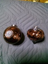 2 Biedermeier Weihnachtskugeln alt,Sammlung,Konvolut,Advent,Weihnacht