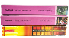 🌹  3x - Nora Roberts - Die Zeit Trilogie - Bücherpaket Taschenbücher Drama